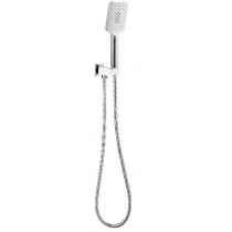 Bella Vista Shower Rails Square hand shower on wall outlet bracket